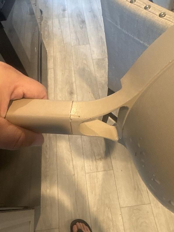 Customer photo for "Product is great, paint / coating pealing already."
