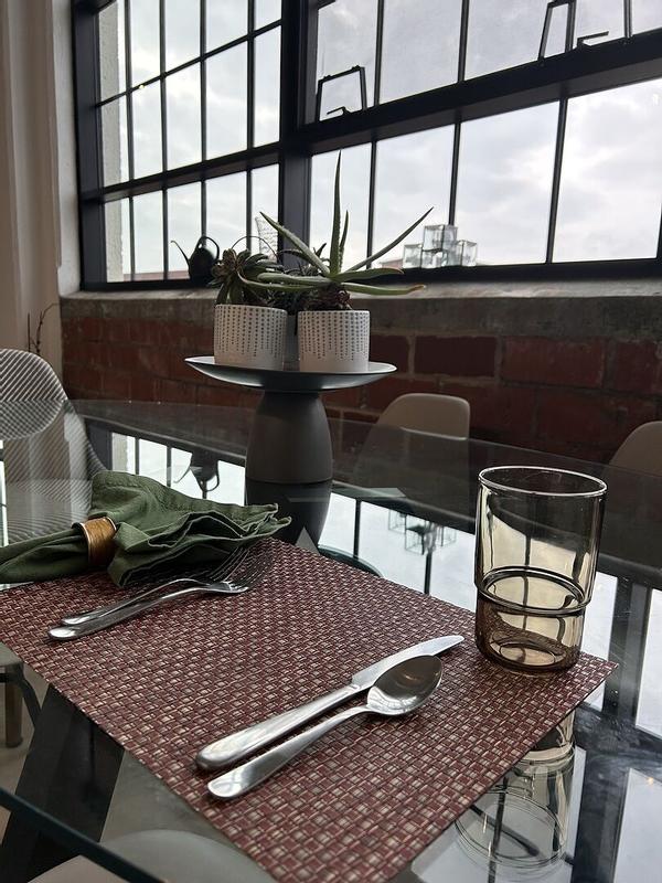 Customer photo for "Easy to love, easy to care for, easy to store."