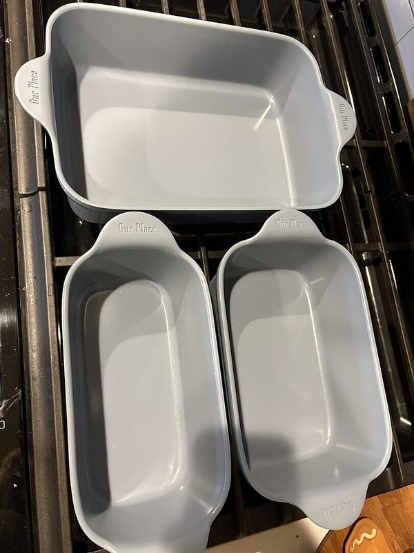 Customer photo for "Solid bakeware"