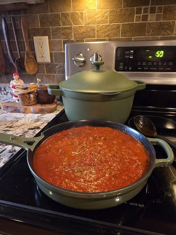 Customer photo for "Love my Cast Iron Always Pan!"