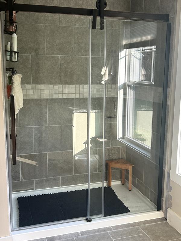 New shower doors