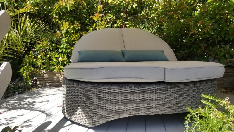 Ove decors sandra swivel deals outdoor daybed