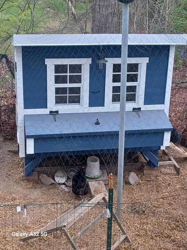 Added solar lamp for nighttime.