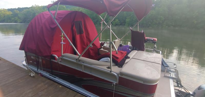 Pontoon Easy Up Enclosure 56 D X 74 T Overton S
