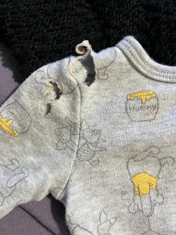 Grey/brownish stains on toddler clothes : r/laundry