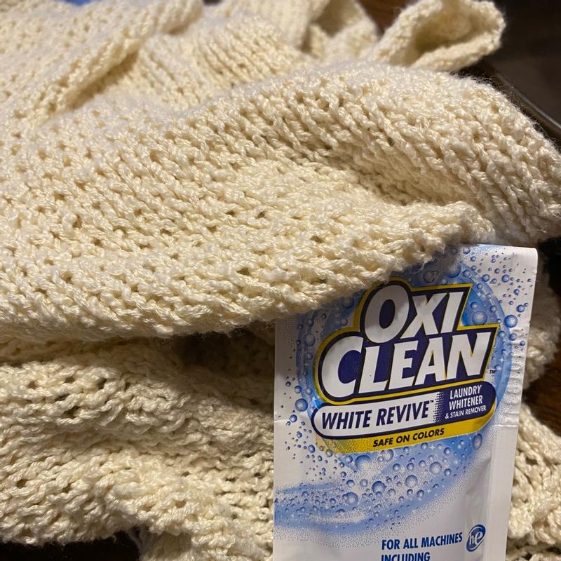 OxiClean White Revive Liquid Laundry Whitener + Stain Remover, 50oz