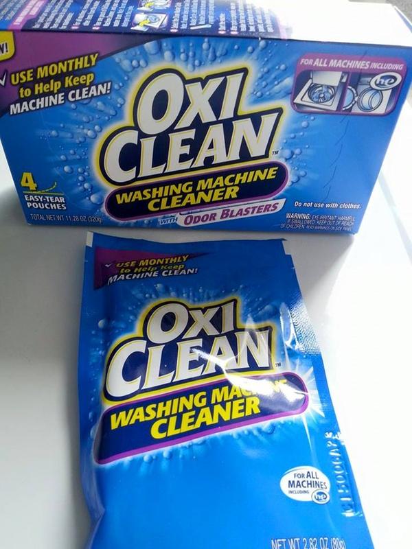 OxiClean Washing Machine Cleaner with Odor Blasters, 4 Count