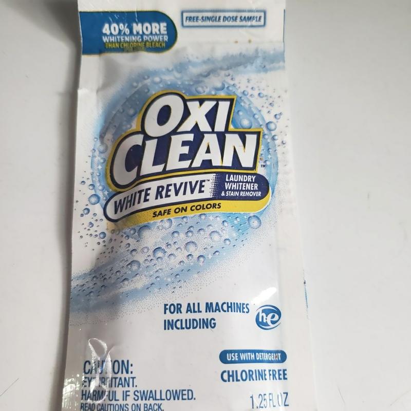 Oxi Clean White Revive Liquid Laundry Whitener Plus Stain Remover (66 fl  oz)New