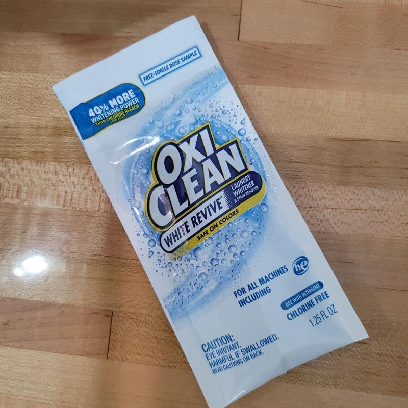 OxiClean White Revive Liquid Laundry Whitener + Stain Remover, 50oz