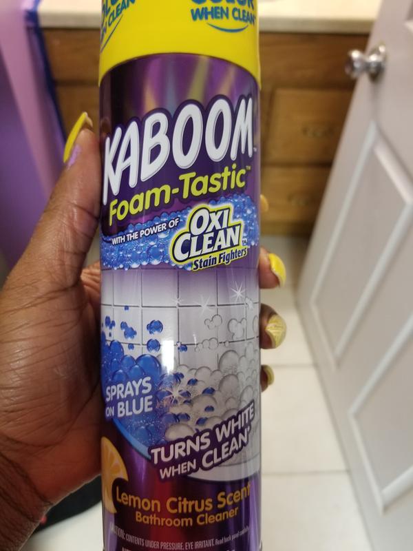 Foam-Tastic™ Lemon Citrus Scent, Bathroom Foam Cleaner