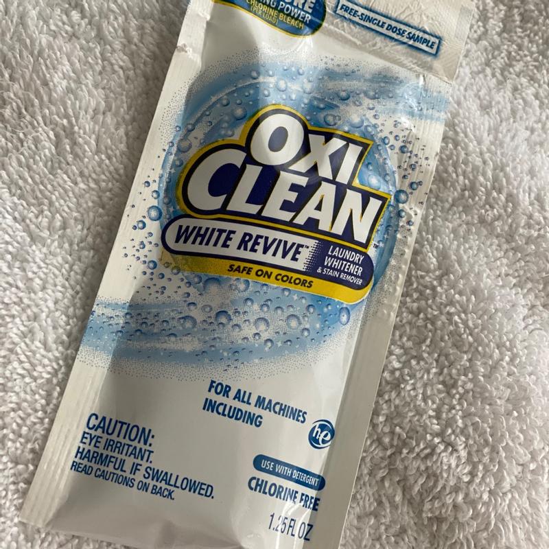 Oxi Clean White Revive Liquid Laundry Whitener Plus Stain Remover (66 fl  oz)New