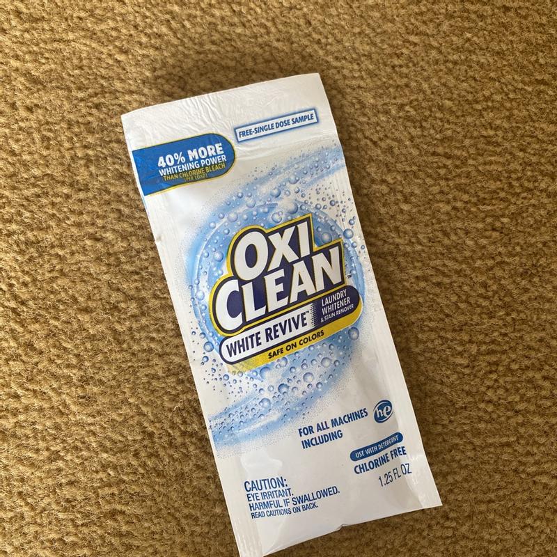 OxiClean White Revive Liquid Laundry Whitener + Stain Remover, 50oz