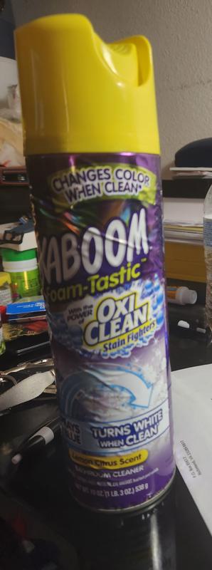 Kaboom 19 oz. Foam-Tastic OxiClean Fresh Bathroom Cleaner 35270 - The Home  Depot
