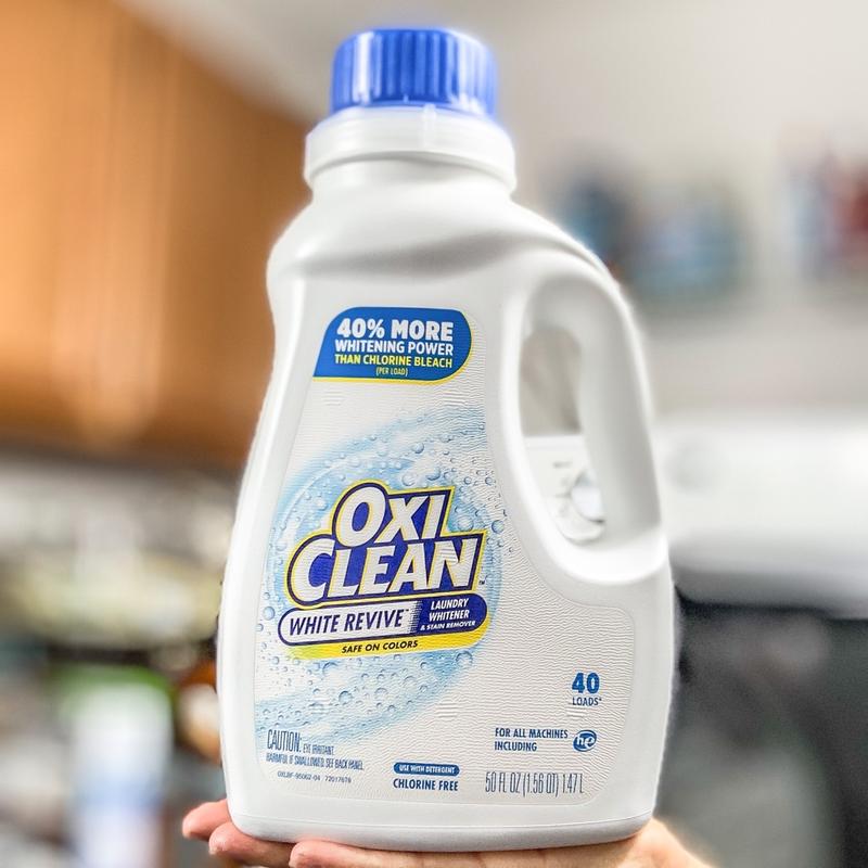 OxiClean White Revive Liquid Additive Laundry Whitener 50 Ounce - Pack of 2