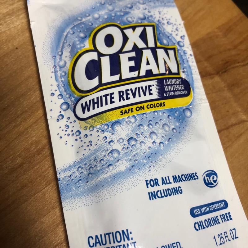 OxiClean White Revive Laundry Whitener and Stain Remover Liquid, 66 fl oz