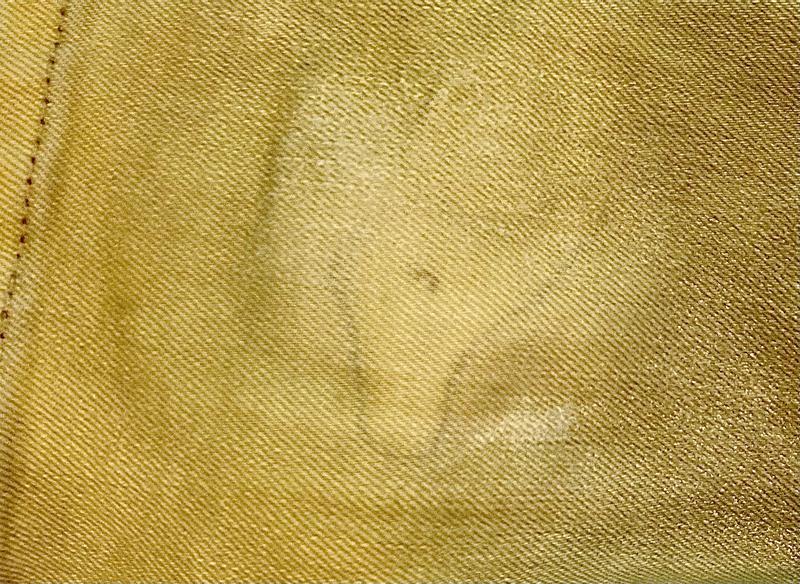 Stain caused by OxiClean Max spray