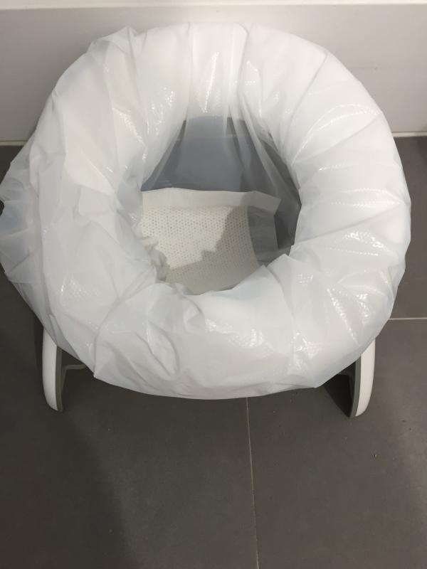 Easy to cover with the bag