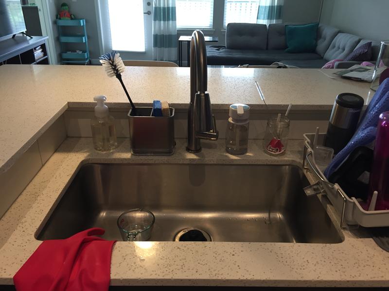 Looks nice but close in height to the bar counter