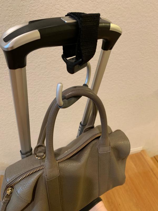 Holding your purse hands free!