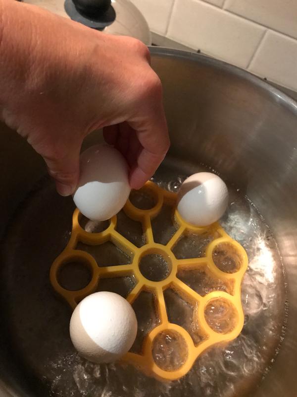 OXO Silicone Pressure Cooker Egg Rack in Yellow Bed Bath and Beyond