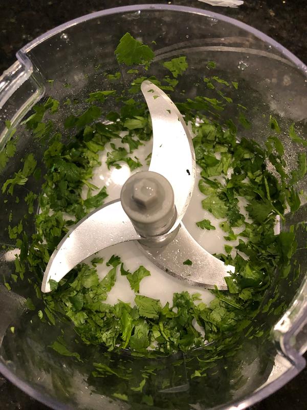 Chopped cilantro