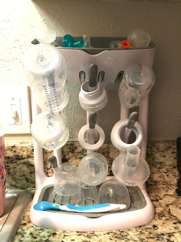 OXO Tot® Space Saving Drying Rack in Grey Bed Bath & Beyond