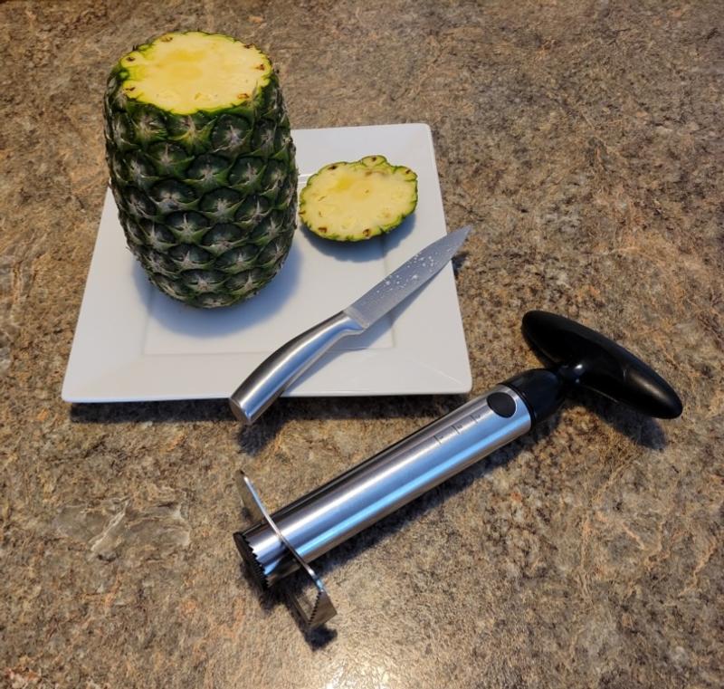 OXO Good Grips® Stainless Steel Ratcheting Pineapple Slicer Bed Bath and Beyond Canada