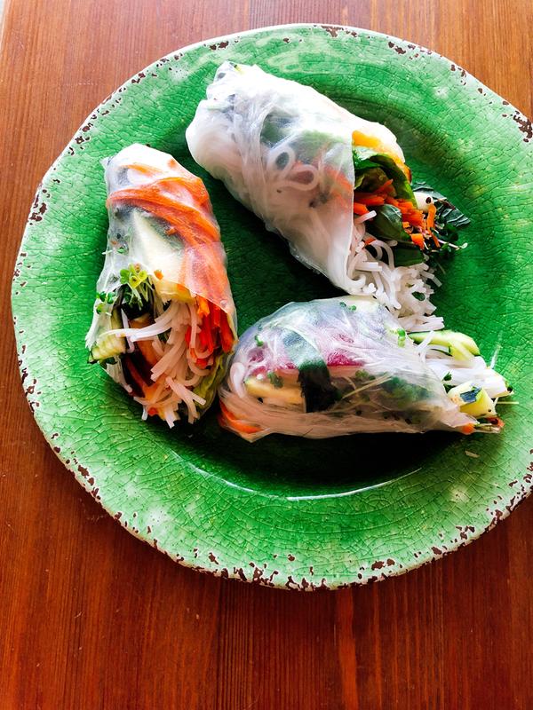 Not the neatest Fresh Rolls but the veggies are shredded perfectly!