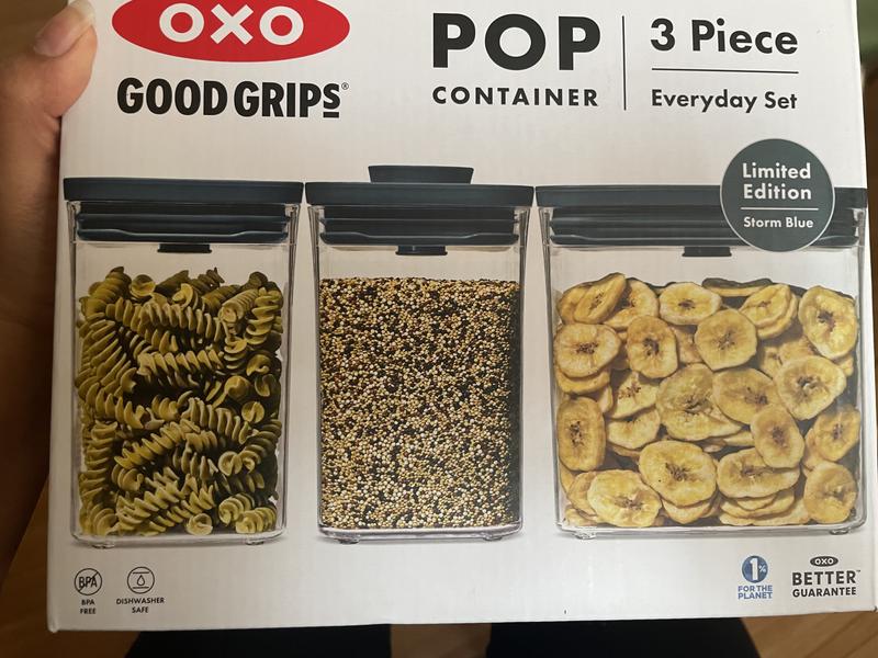 OXO Good Grips Storm Blue 3-Piece POP Container Set