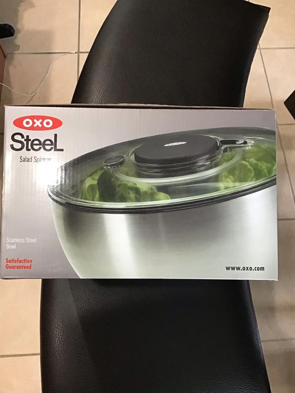 OXO, Steel Salad Spinner - Zola
