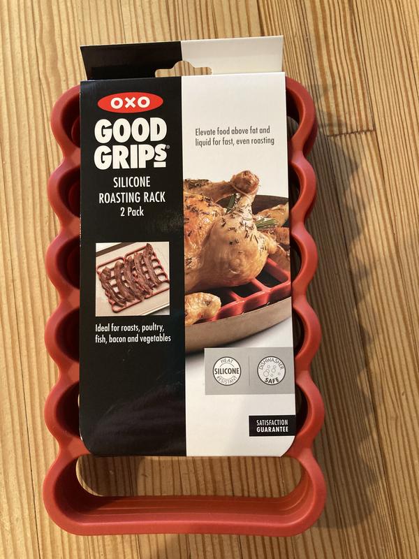 OXO Good Grips Silicone Roasting Rack, 2-Pack