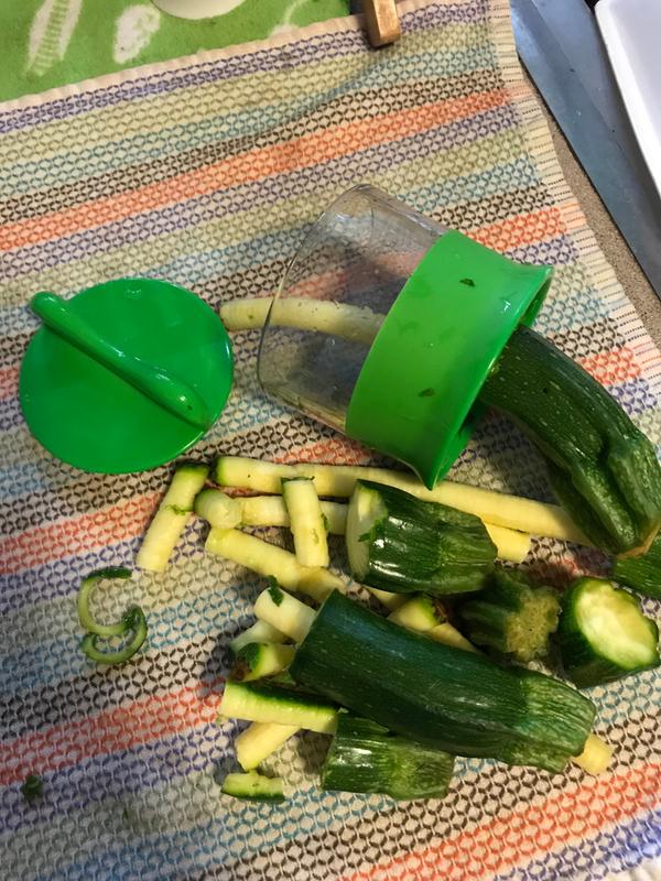 The product with my sad zucchini