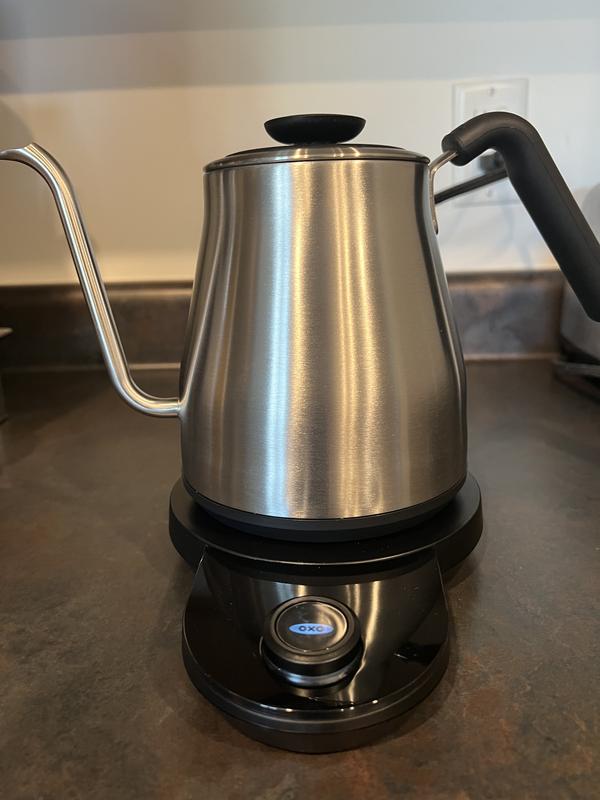 OXO Brew Adjustable Temperature Electric Gooseneck Stainless Steel