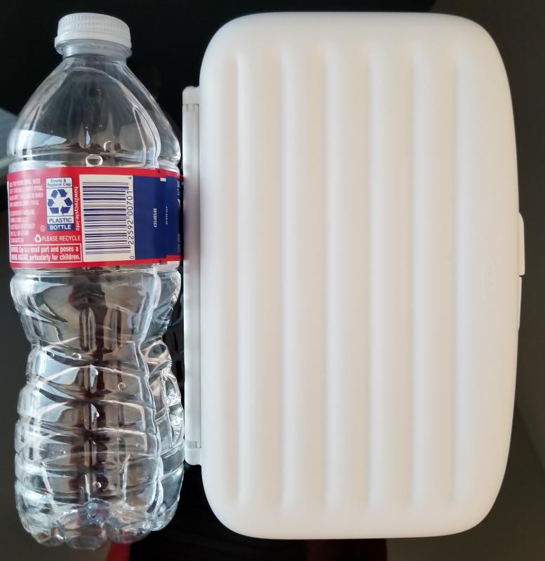 As small as 2 water bottles!