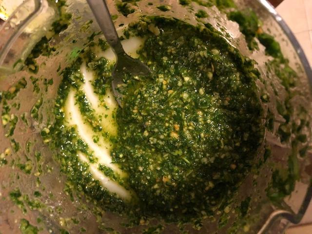 Pesto, after