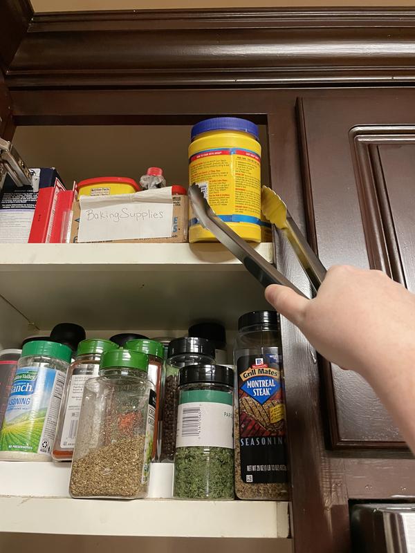 Pull items from the top shelf!