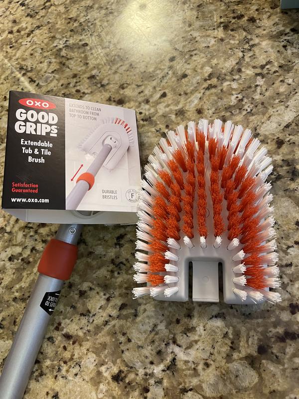 OXO Good Grips Tub and Tile Scrub Brush with Extendable Handle