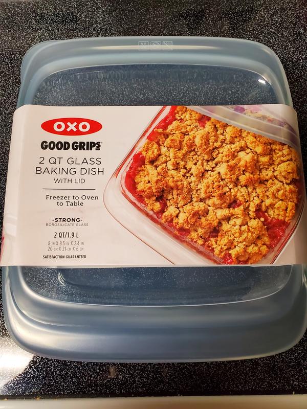 Top of dish with packaging