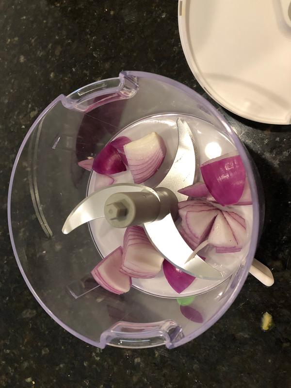 First test: onions