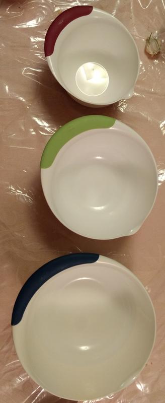 All Three Bowls from Above