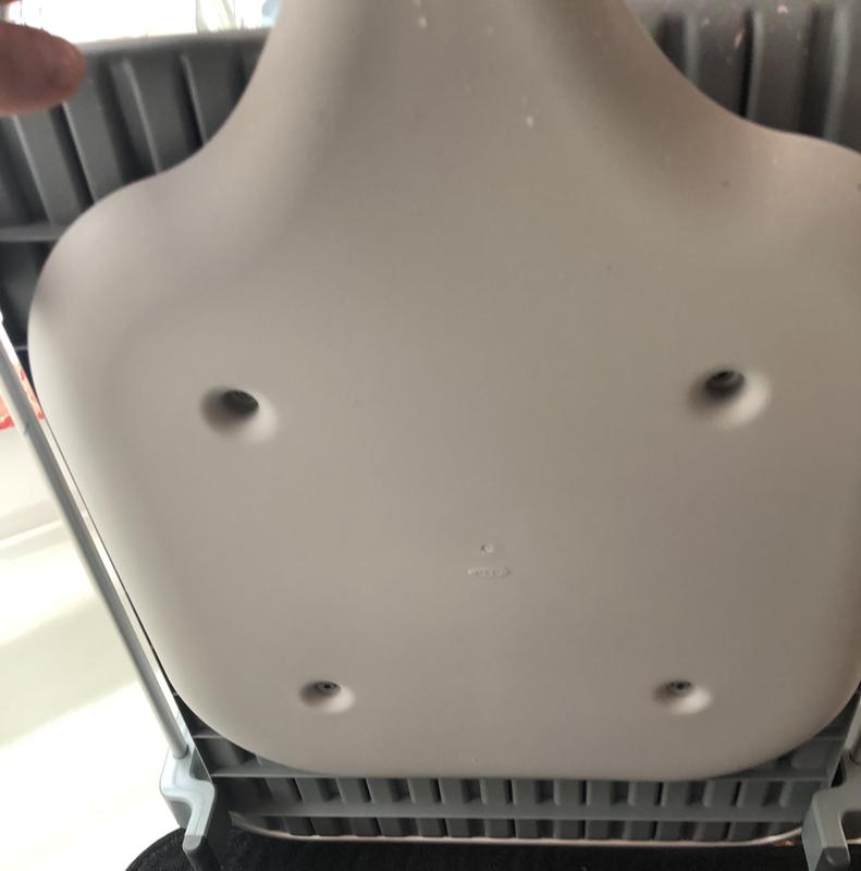 Bottom of dish drain