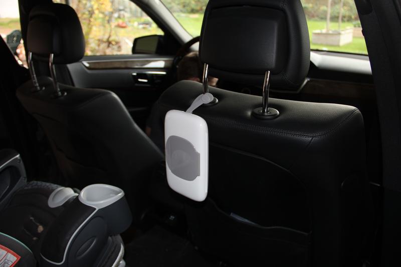 Wipes dispenser in the car