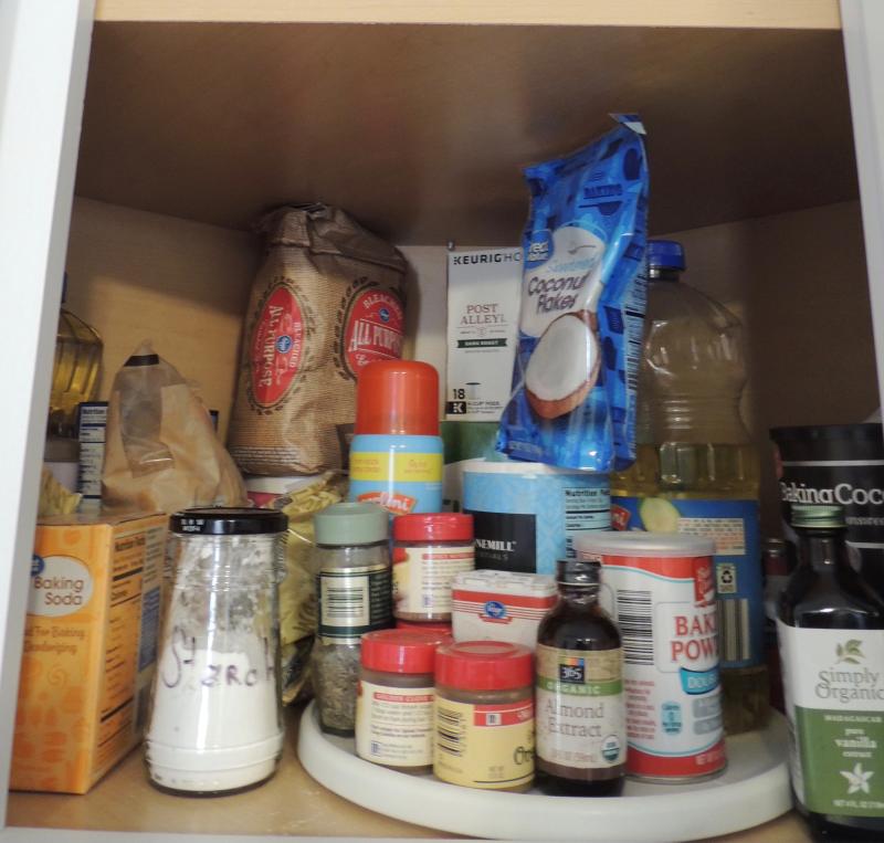 Pantry "Before" OXO POP containers!