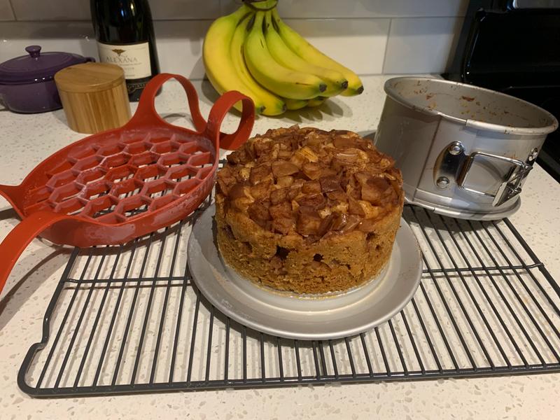 Finished cake! The sling made it so easy to get out.