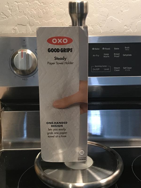 OXO Good Grips Countertop Steady Stainless Steel Paper Towel