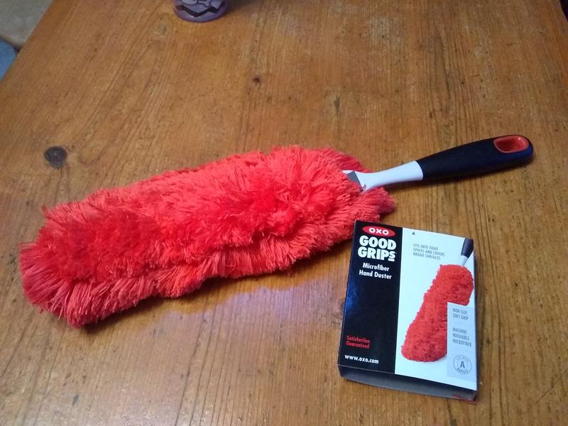 Newly received microfiber duster