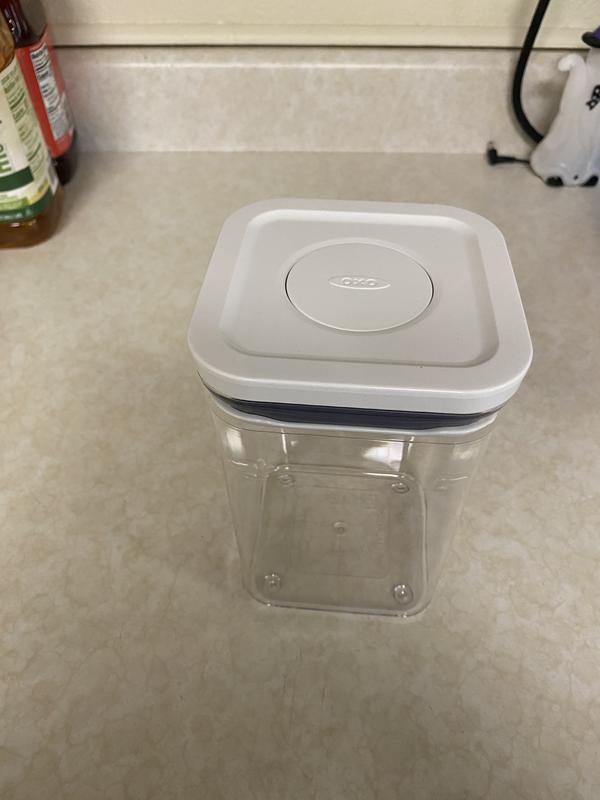 OXO POP 3-Piece Short Small Square Airtight Food Container Set +