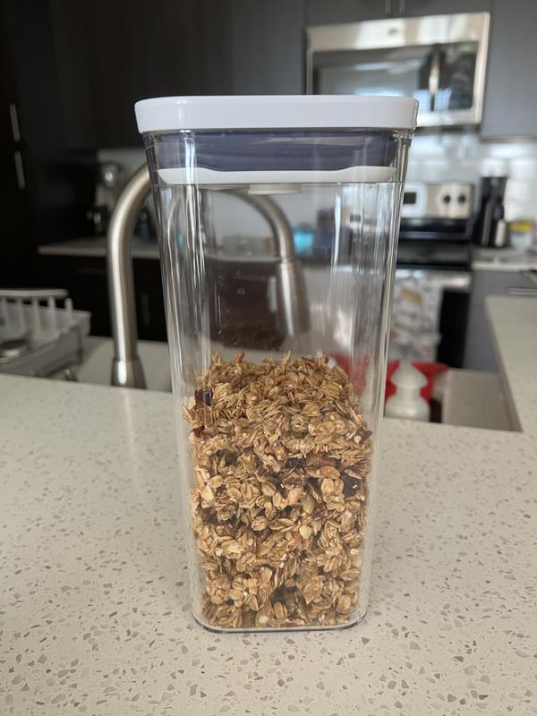 One container of granola didn’t completely fill it