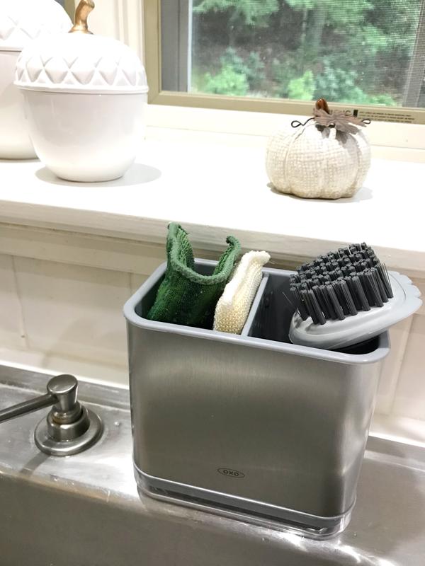  OXO Stainless Steel Good Grips Sinkware Caddy, One Size : Home  & Kitchen