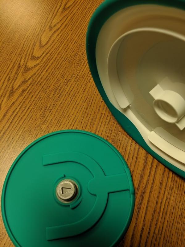 It attaches back very easily